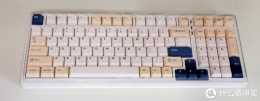 新盟x98 TTC金粉 gasket三模客製化機械鍵盤 藍芽豆奶色