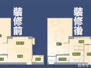 香港夫妻買下30年樓齡的老房，屋內面積23平方，陽臺卻有24平方
